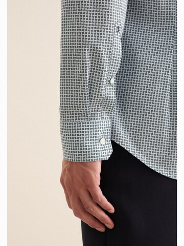 SEIDENSTICKER Slim fit Business shirt in Green