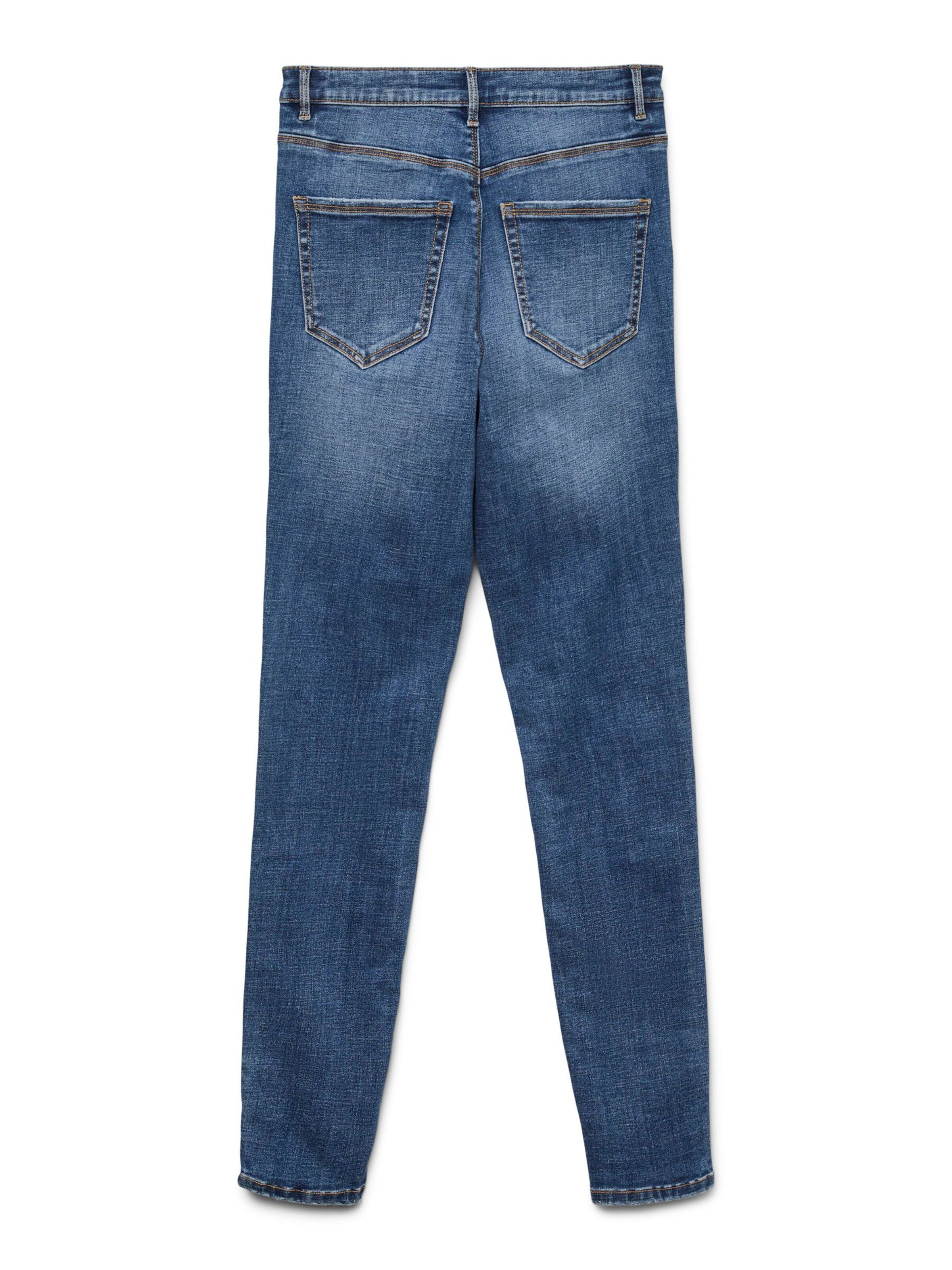 VERO MODA Skinny Jeans 'VMBe' in Blau