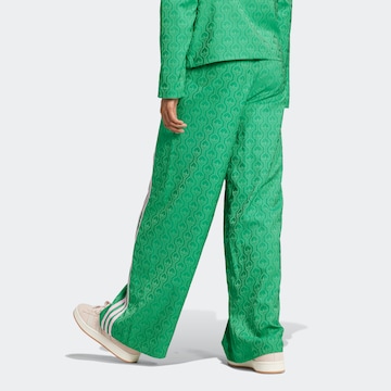 ADIDAS ORIGINALS Wide Leg Hose in Grün