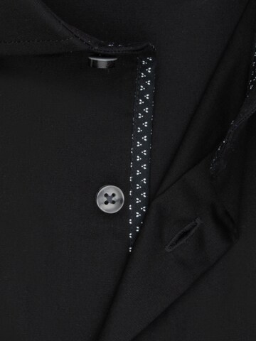 SEIDENSTICKER Slim fit Business shirt in Black