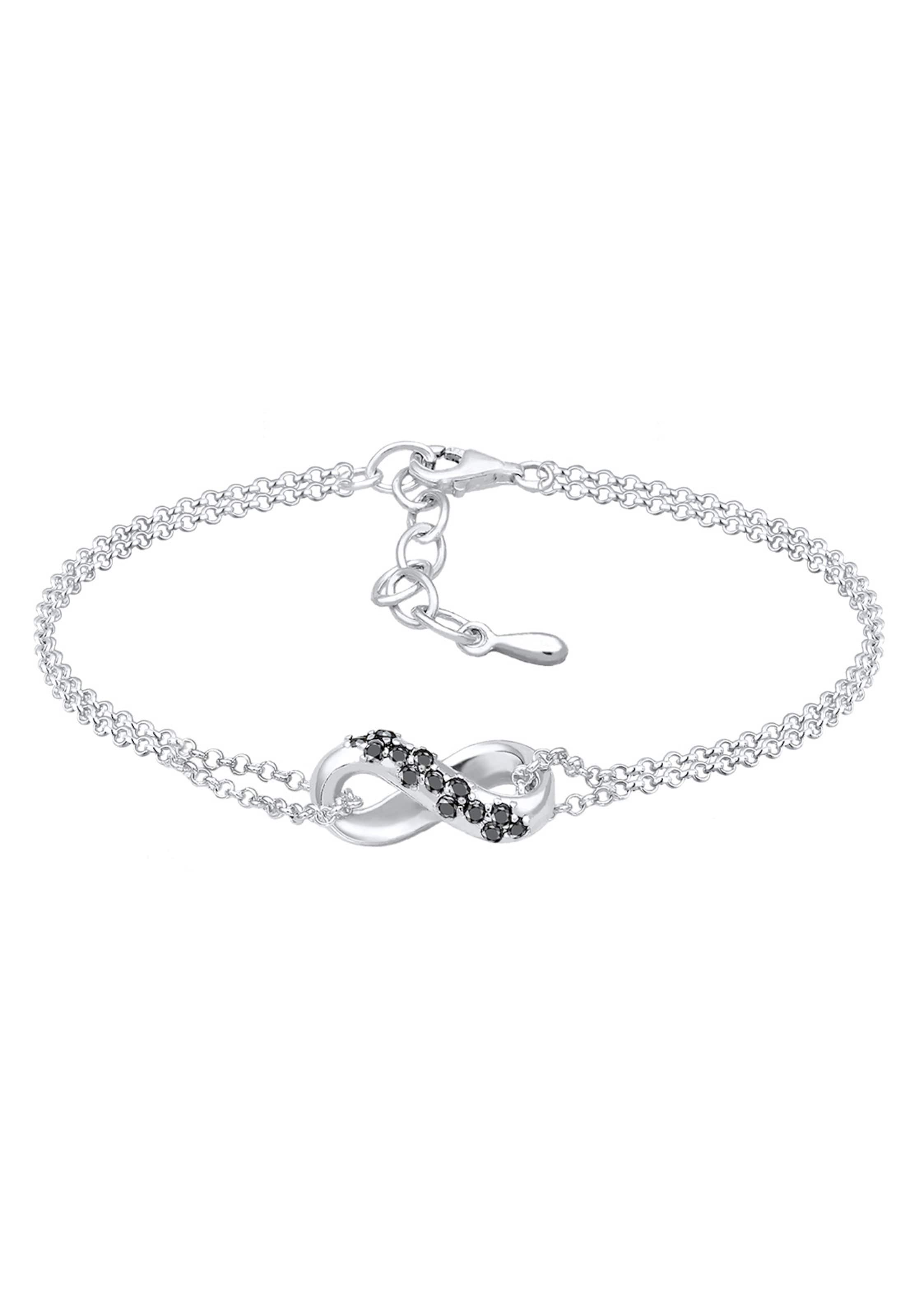 Bracelet 'Infinity' Elli DIAMONDS en argent : devant