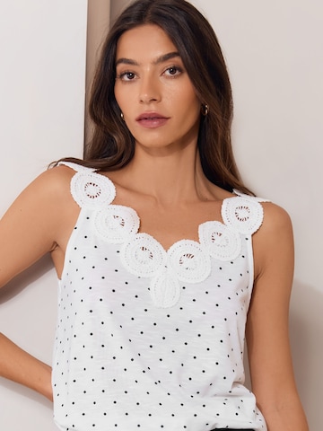 Lipsy - Top en blanco