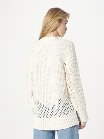 Cardigan Abercrombie & Fitch en blanc