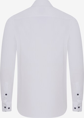 DENIM CULTURE Regular fit Button Up Shirt 'Owen' in White