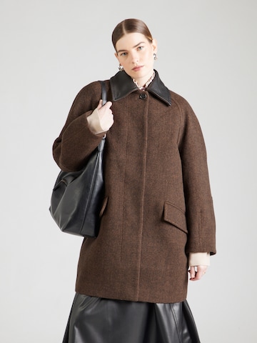 & Other Stories Between-seasons coat in Brown: front