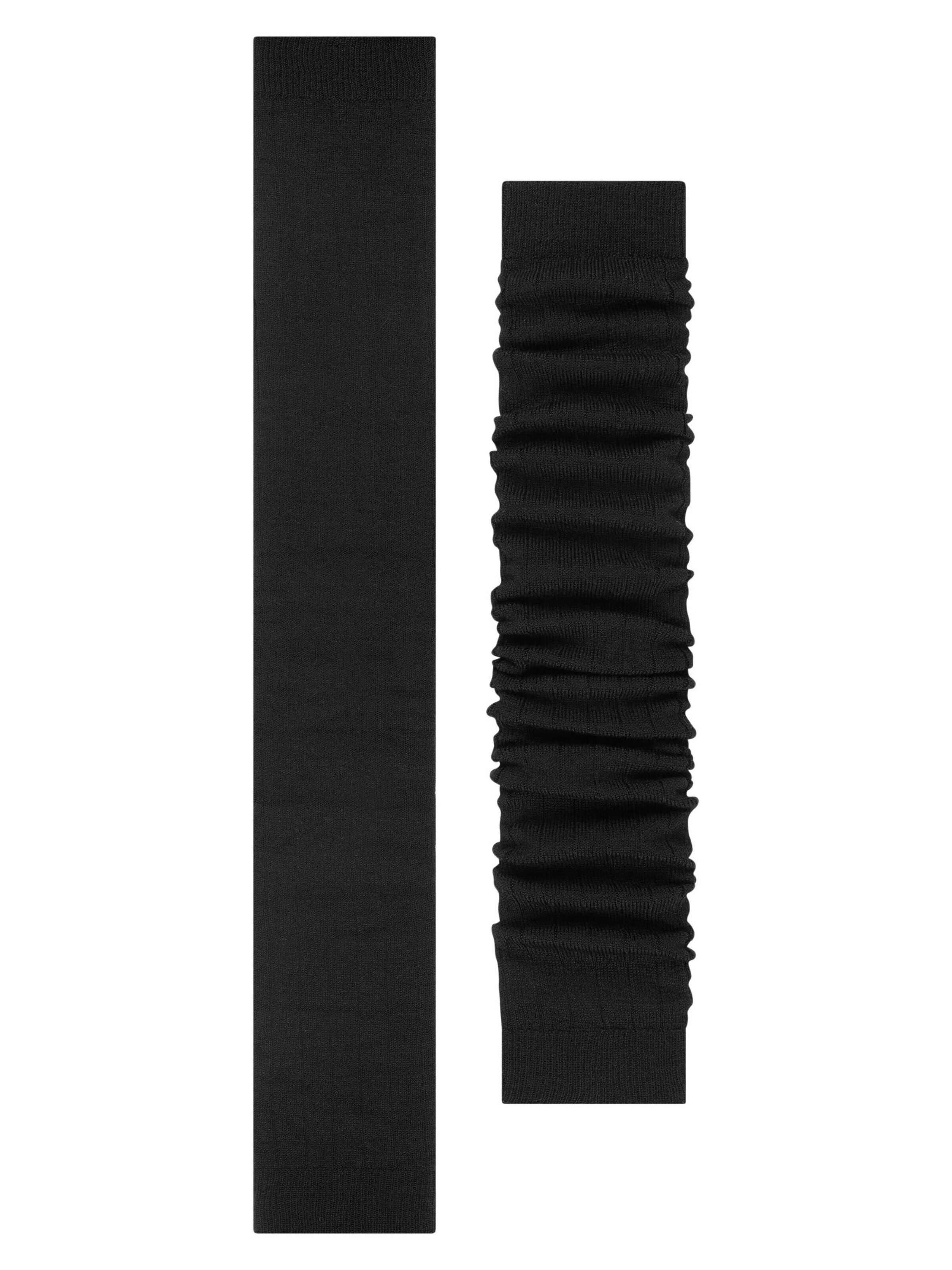 ESPRIT Leg Warmers 'Rib' in Black