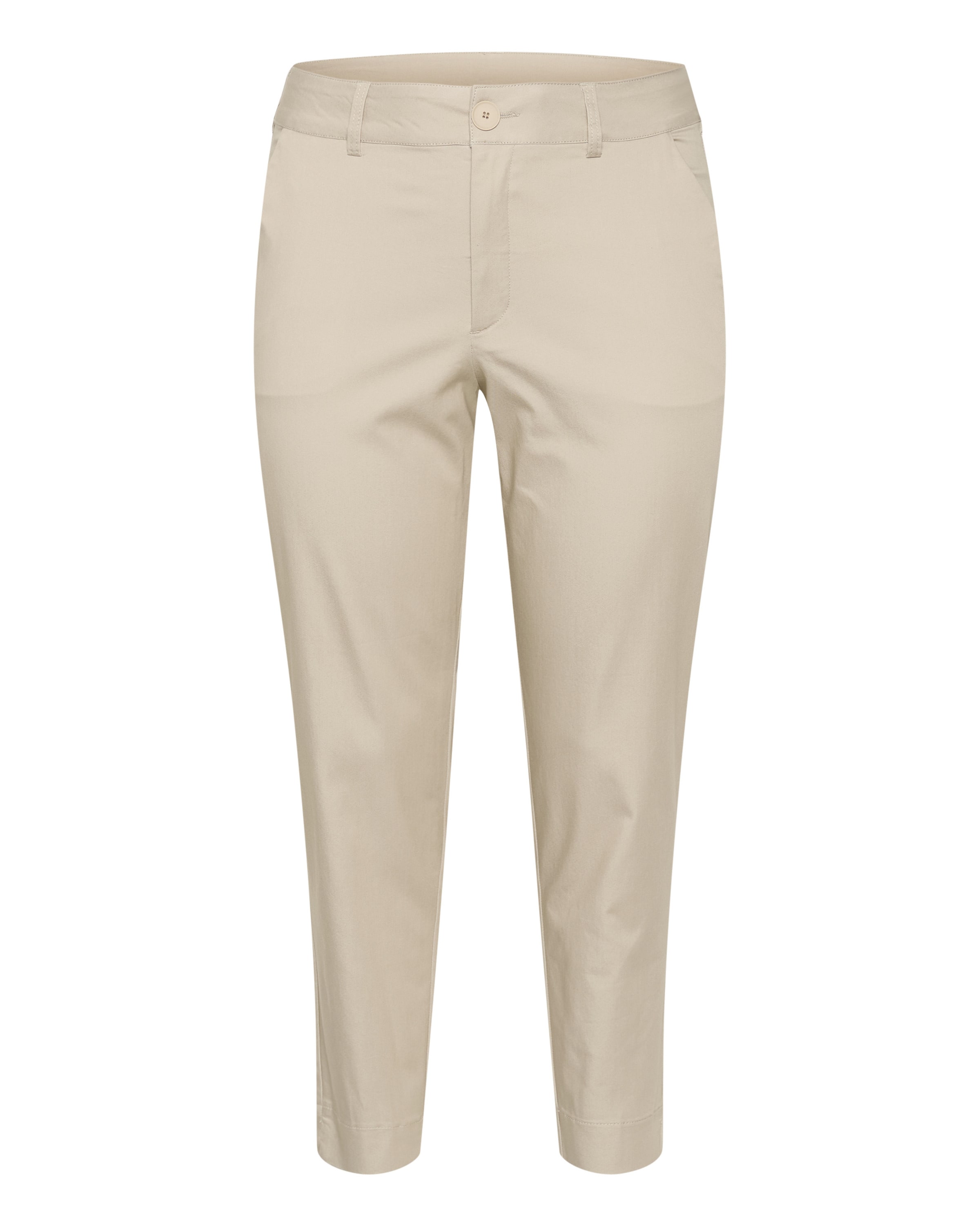 KAFFE CURVE Chino in Beige: voorkant