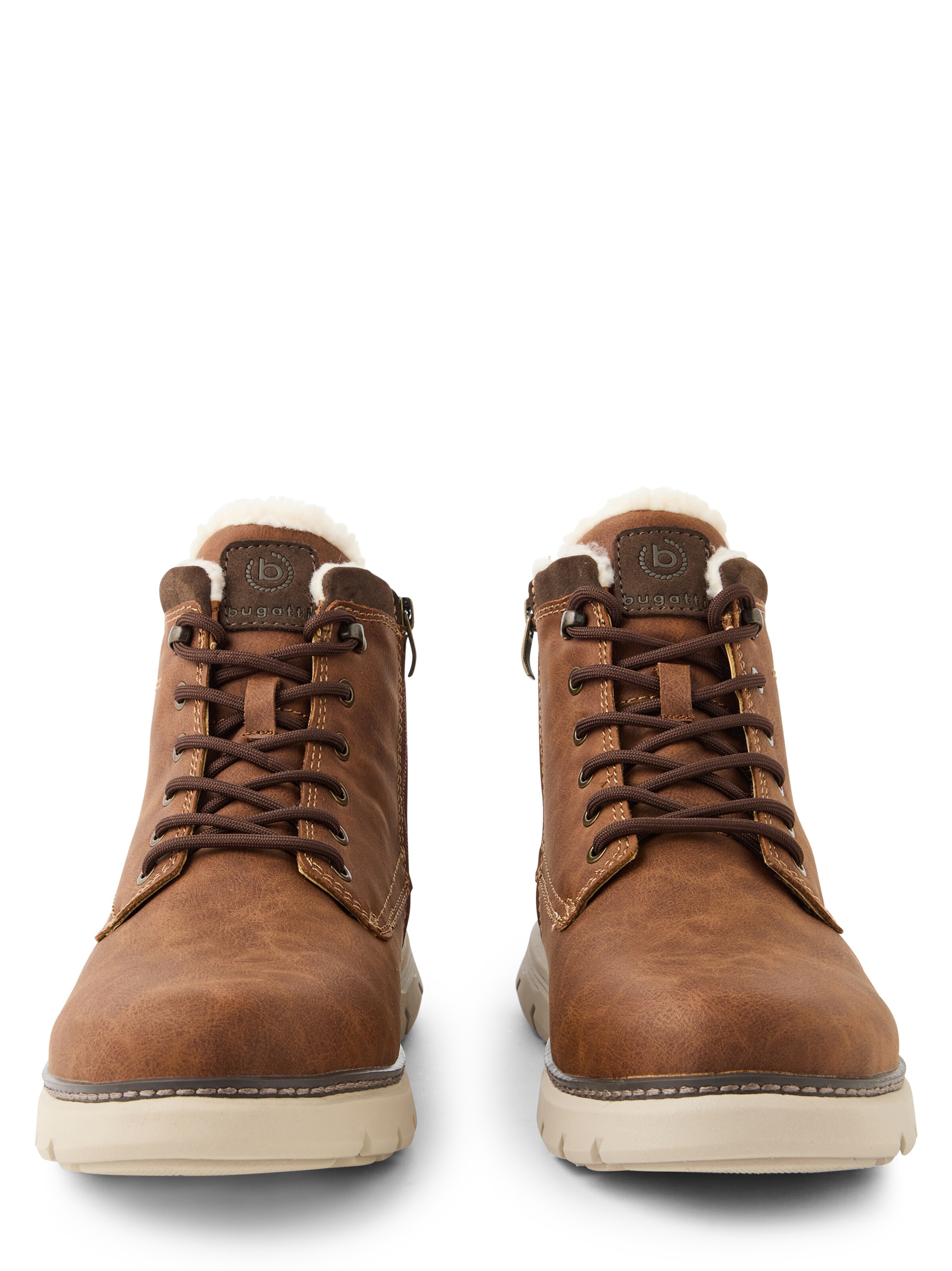 bugatti Lace-Up Boots in Brown