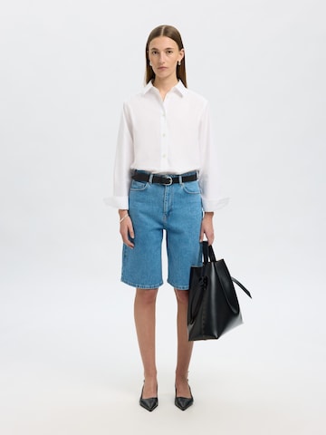 SELECTED Regular Hose in Blau