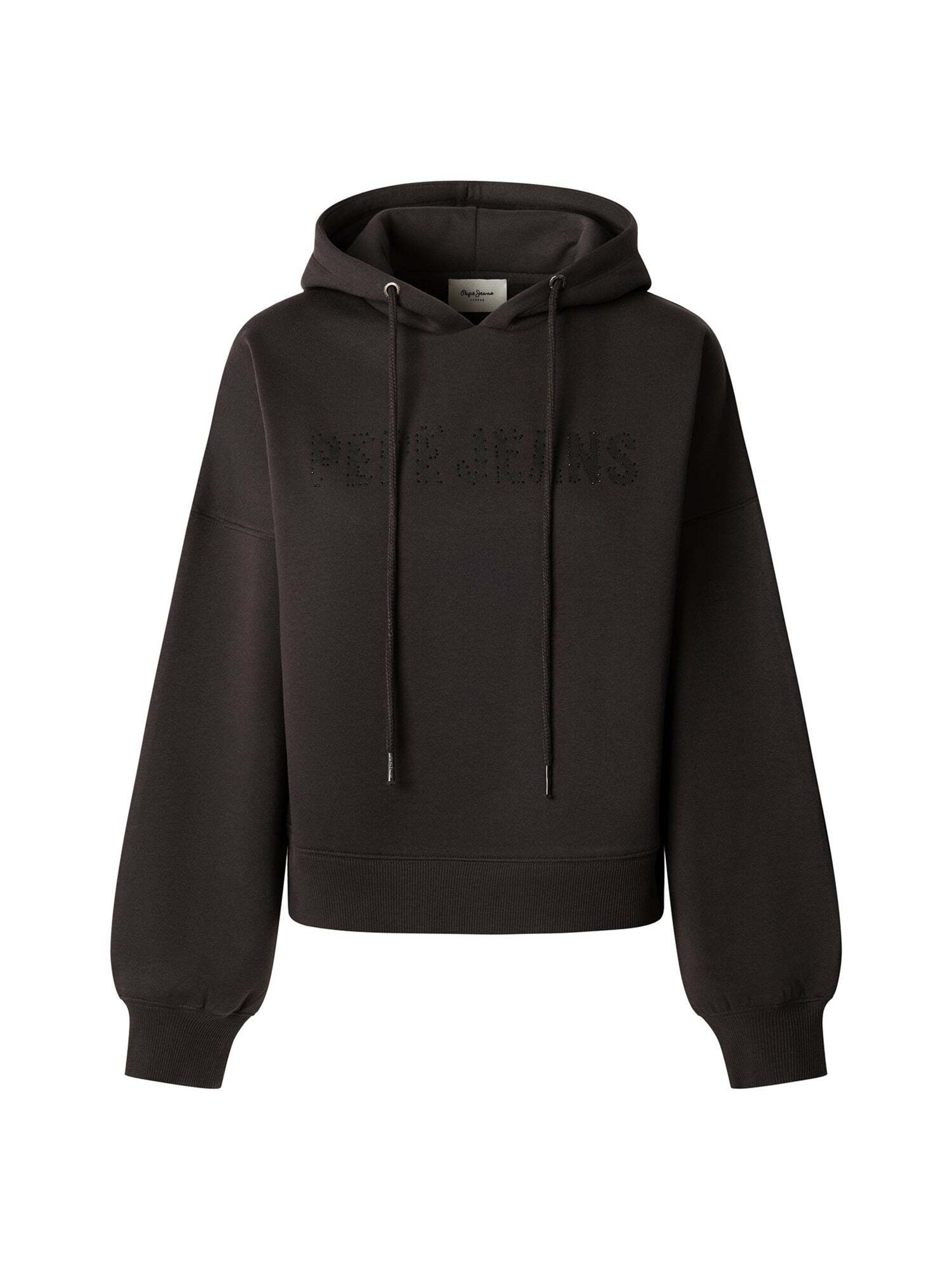 Pepe Jeans Sweatshirt 'Berenina' in Zwart: voorkant