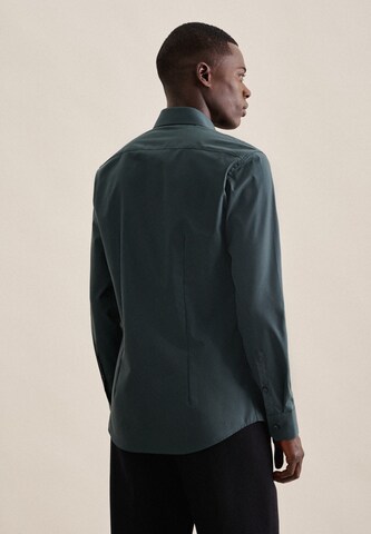 SEIDENSTICKER Slim fit Business shirt 'X-Slim' in Green