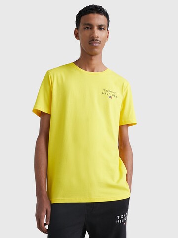 T-Shirt Tommy Hilfiger Underwear en jaune : devant