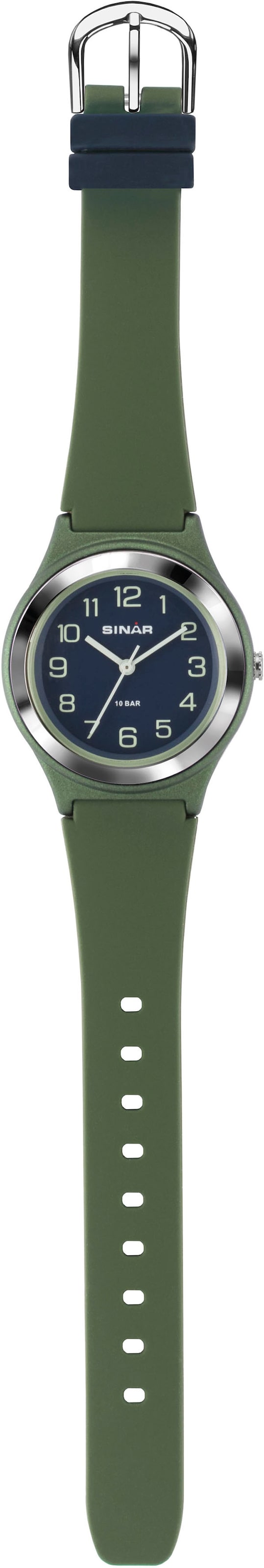 SINAR Watch in Green: front