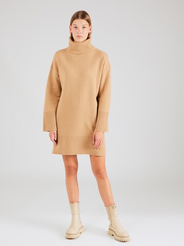 GANT Knitted dress in Beige: front
