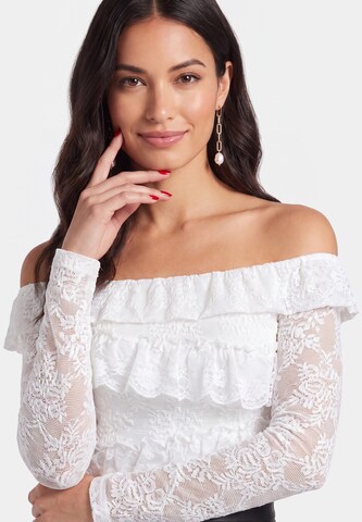 faina - Blusa en blanco