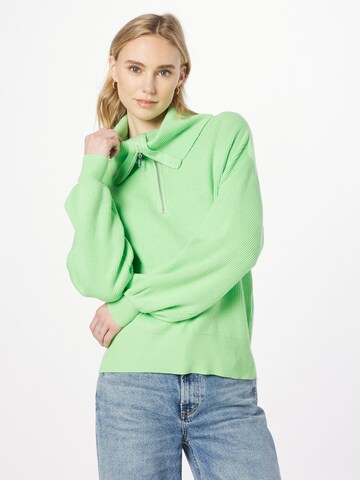 Y.A.S Sweater 'DELI' in Green: front