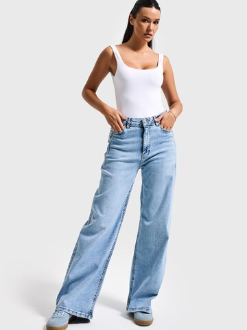 Wide Leg Jean 'WIDE HIGH RISE JEANS' IT'S BASIC en bleu
