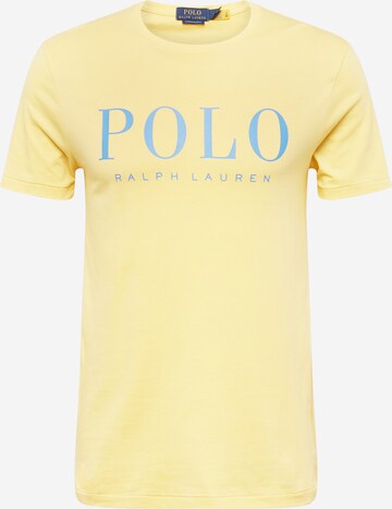 T-Shirt Polo Ralph Lauren en jaune : devant