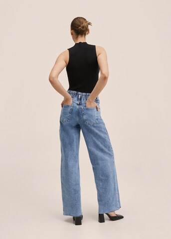 MANGO Wide leg Jeans 'marcela' in Blue