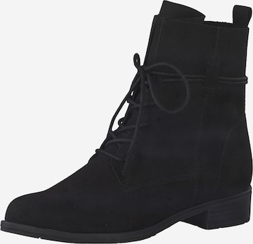 MARCO TOZZI Lace-Up Ankle Boots in Black: front