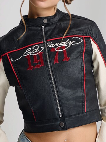 Ed Hardy Φθινοπωρινό και ανοιξιάτικο μπουφάν 'Climbing Rose' σε μαύρο