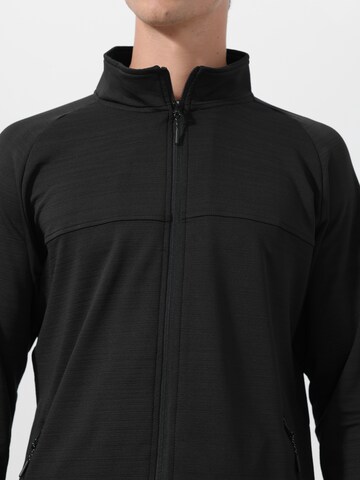 Youthup Sportstrickjacke in Schwarz