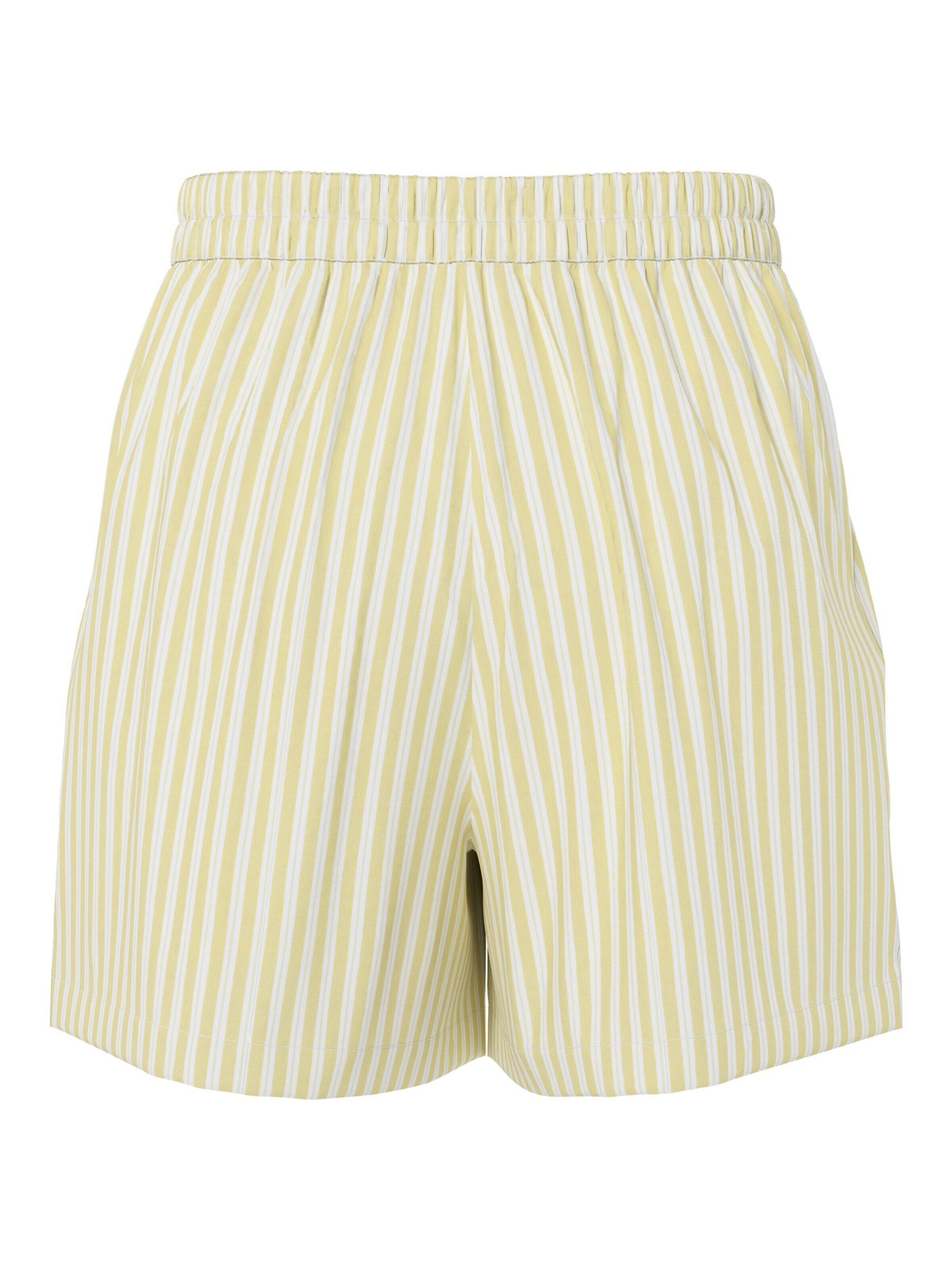 PIECES Loosefit Broek 'PCJolly' in Geel