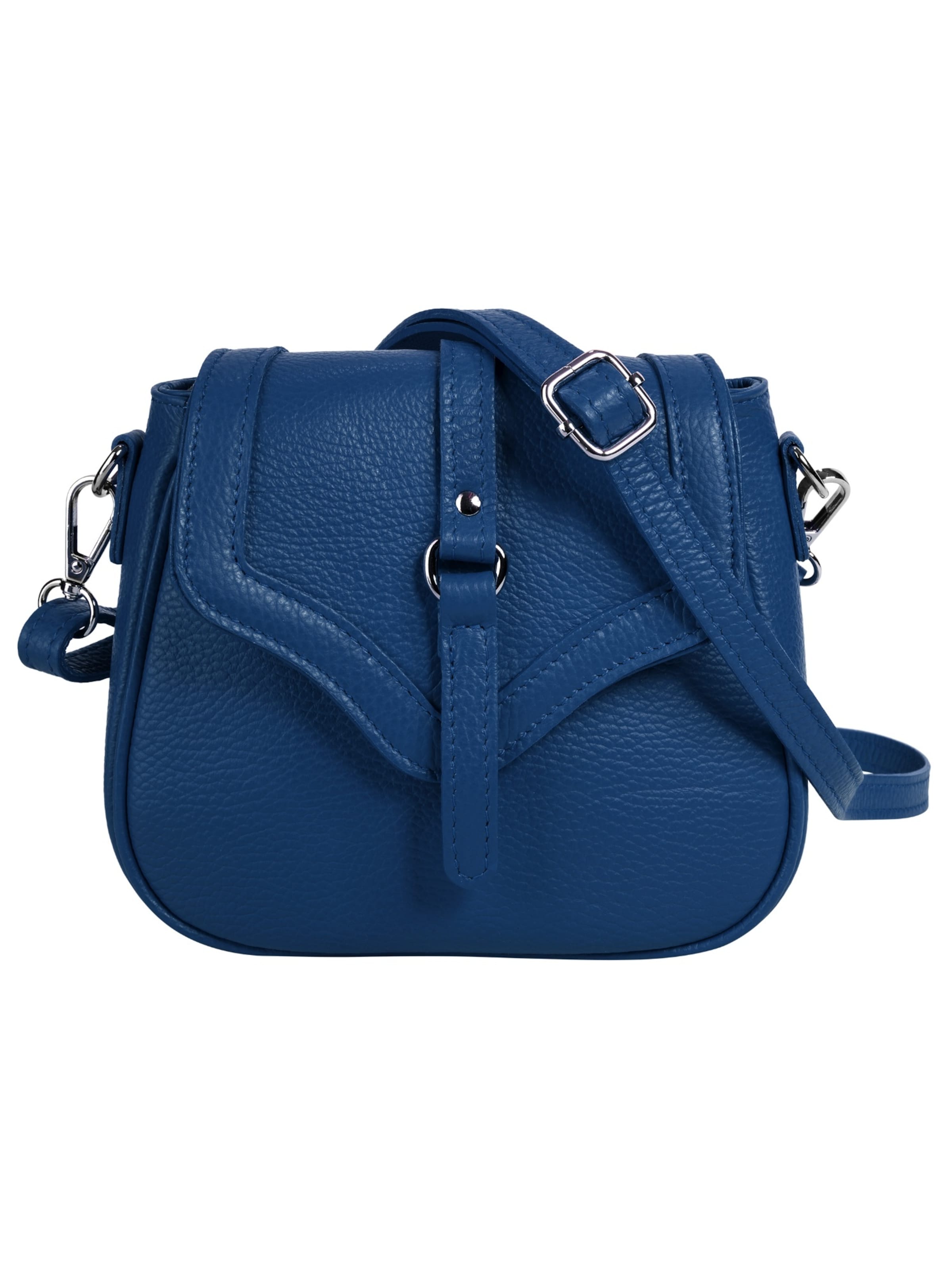 Cluty Crossbody Bag in Blue: front