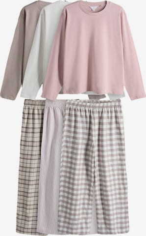 The Set Pyjama värissä beige: etupuoli