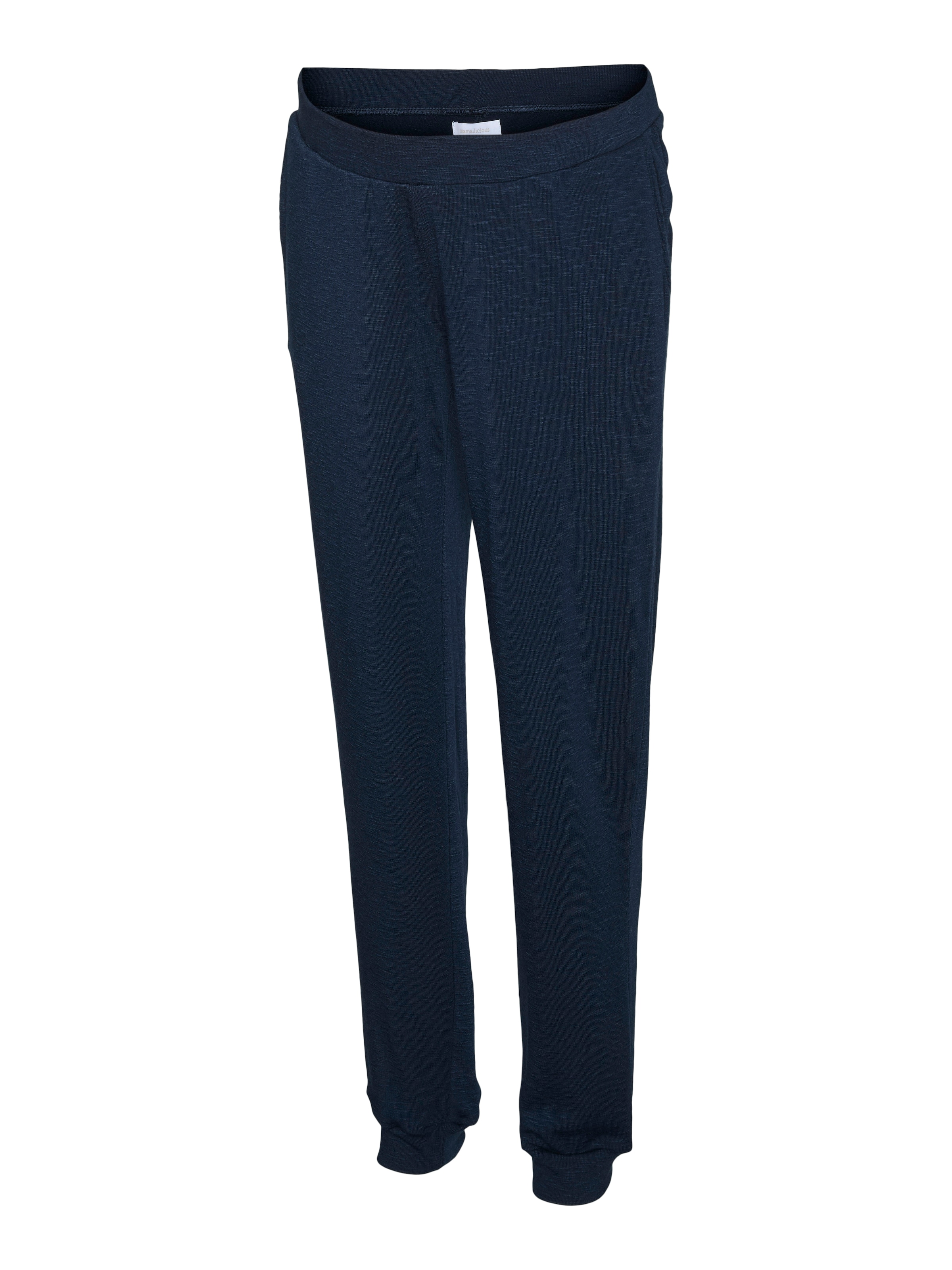 Effilé Pantalon 'FREDERIKKE' MAMALICIOUS en bleu : devant