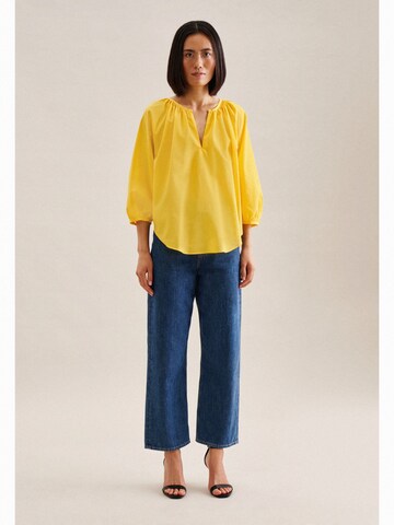 SEIDENSTICKER Blouse 'Schwarze Rose' in Yellow