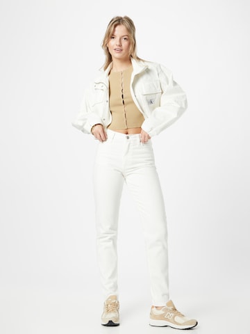 Calvin Klein Jeans Regular Jeans in Wit