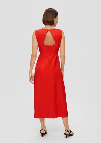 s.Oliver BLACK LABEL Jurk in Rood: terug