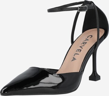 Pumps de la Carvela by Kurt Geiger pe negru: față