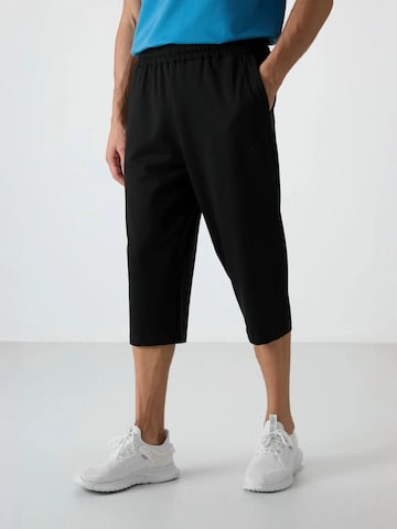 Wide Leg Pantalon Tommy Life en noir