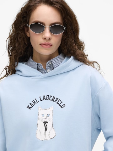 Sweat-shirt 'Ikon Choupette' Karl Lagerfeld en bleu