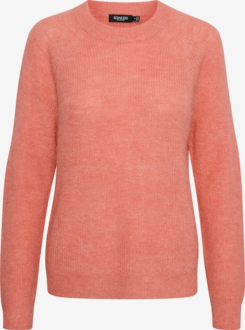 SOAKED IN LUXURY Pullover 'Tuesday' in Rot: predná strana