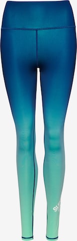 Skinny Pantalon de sport Superdry en bleu : devant