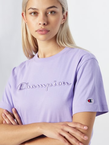 Champion Authentic Athletic Apparel Shirt in Purple