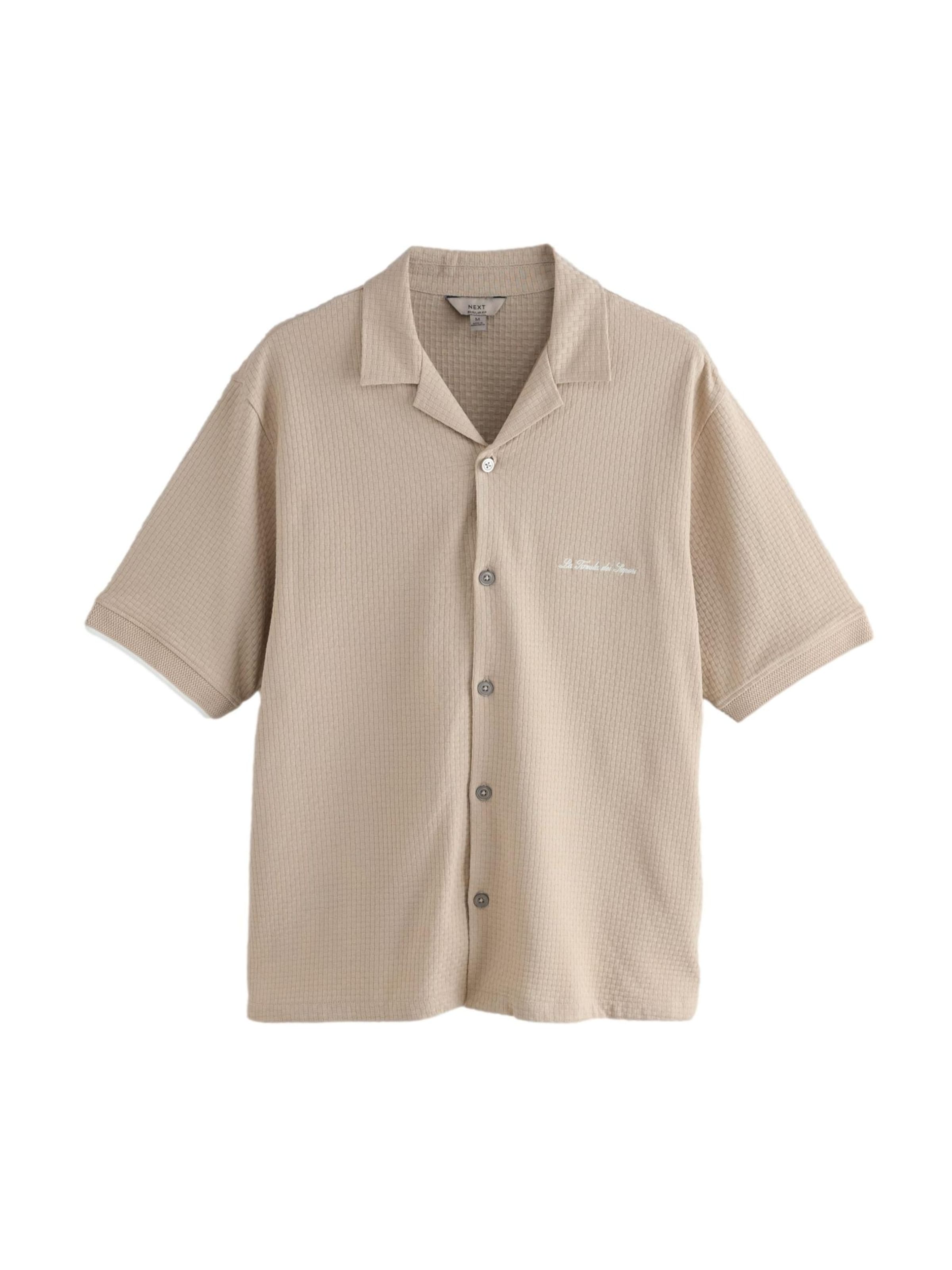 Coupe regular Chemise Next en beige : devant