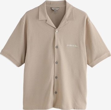 Coupe regular Chemise Next en beige : devant