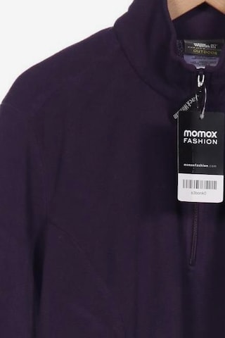 JACK WOLFSKIN Sweatshirt & Zip-Up Hoodie in L in Purple