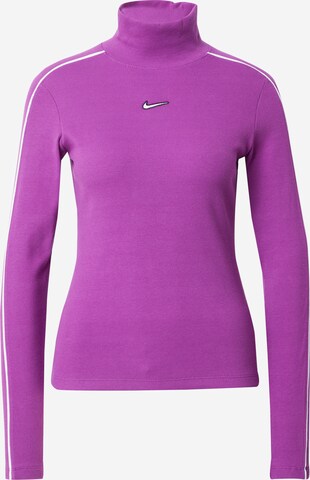 Nike Sportswear Shirt in Purple: front