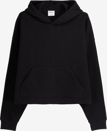 Bershka Sweatshirt in Black: front