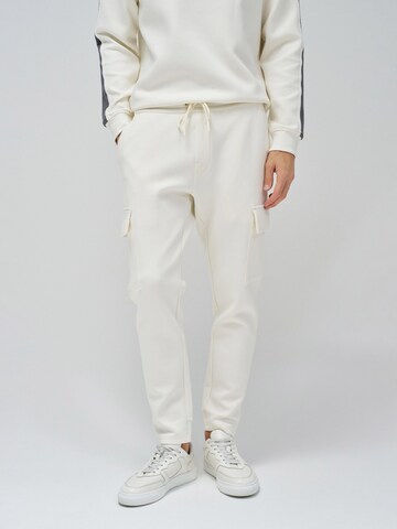 Salsa Jeans Slimfit Cargohose in Beige: Vorderseite