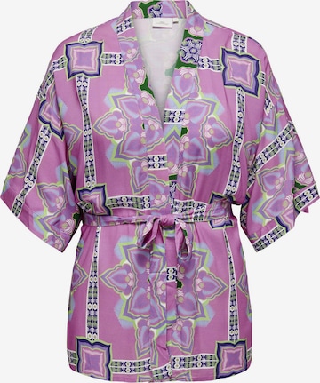 Kimono ONLY Carmakoma en violet : devant