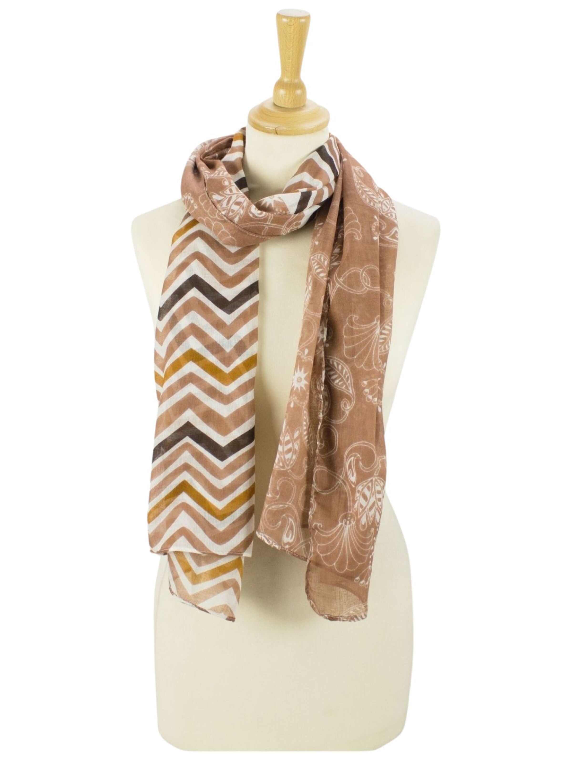 Sunsa Scarf 'Sunsa' in Brown
