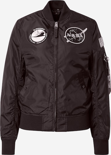 ALPHA INDUSTRIES Преходно яке ' MA-1 TT NASA Reversible W' в черно / бяло, Преглед на продукта