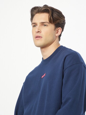 LEVI'S ® Sweatshirt 'Relaxed Baby Tab Crew' in Blue