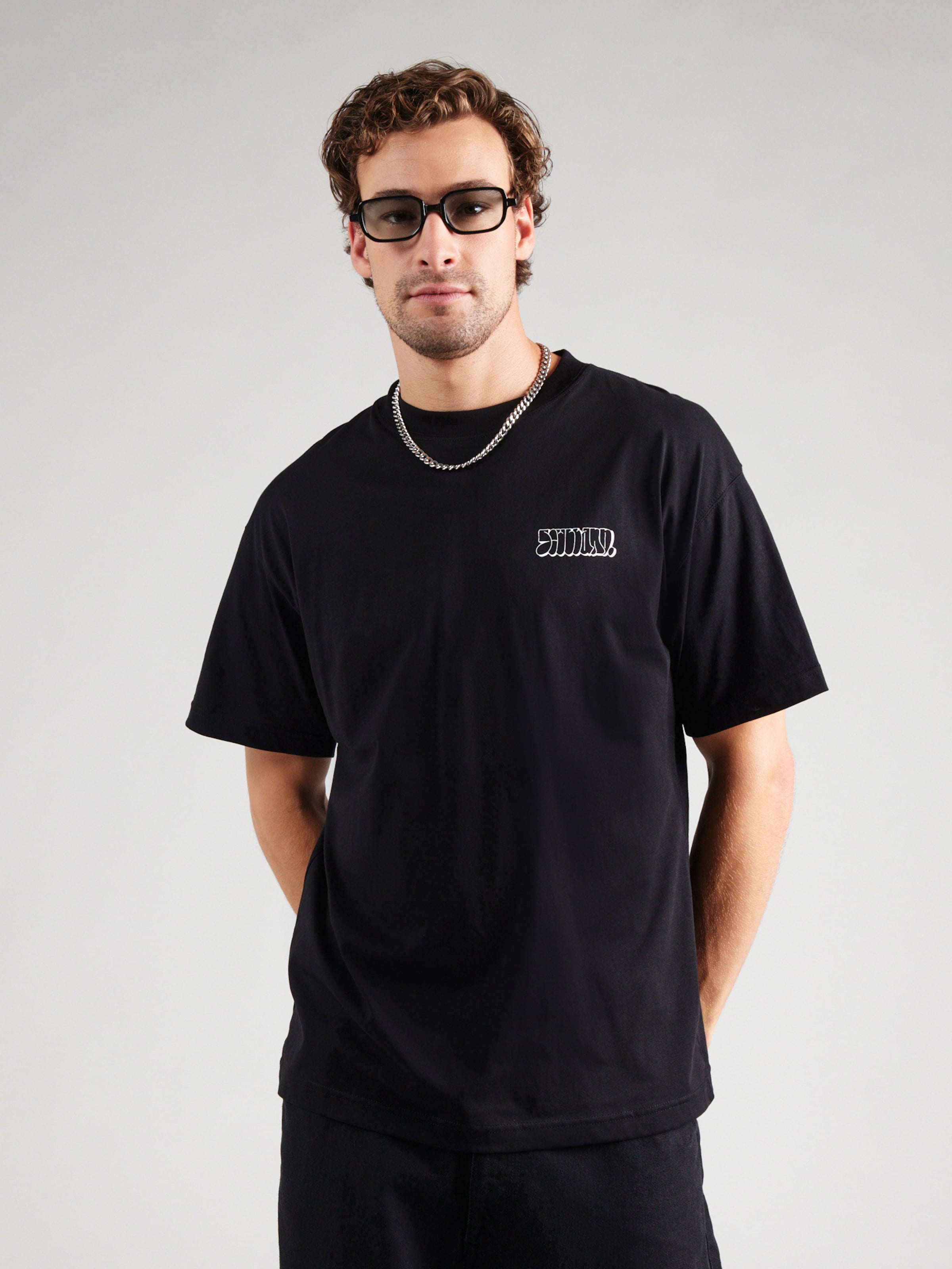 Soulland Tricou 'SORREL' pe Negru | ABOUT YOU